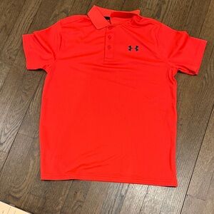 Under Armour Neon Orange Polo Shirt